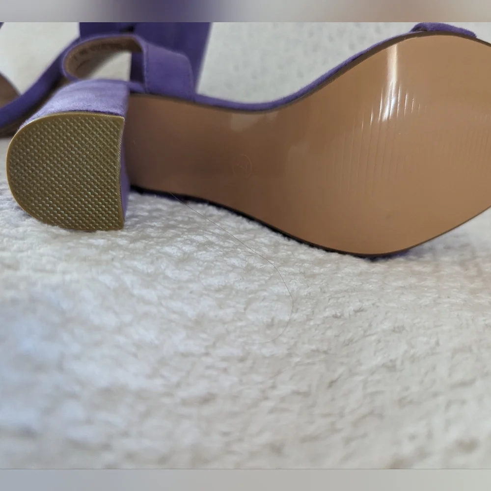 Chunky purple heels - Picture 6 of 8